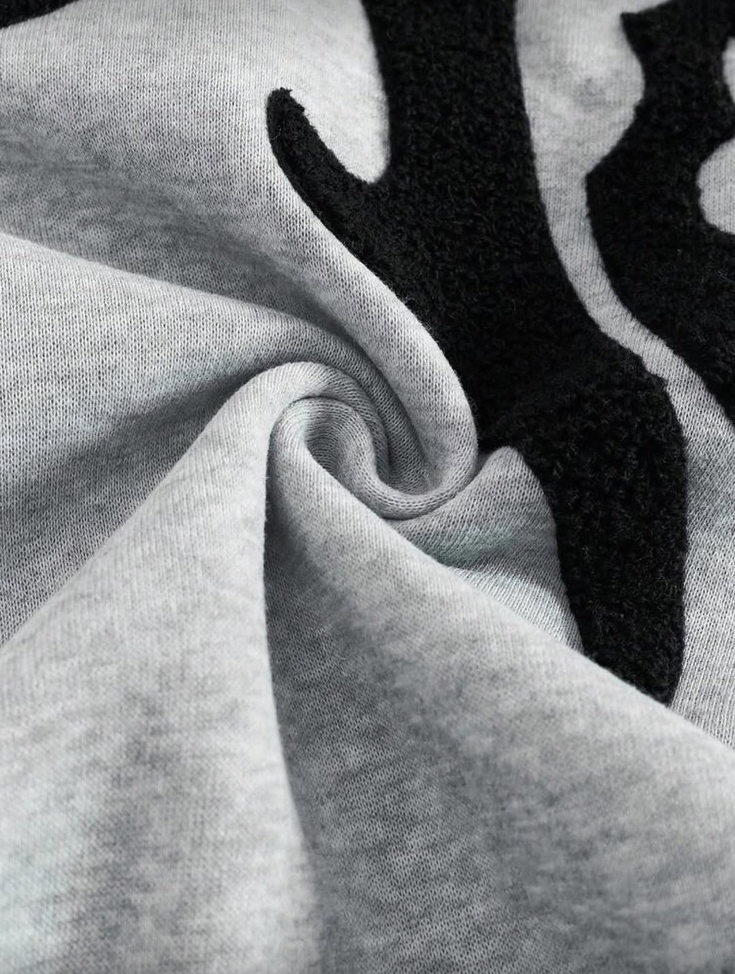 Grey Melange Spider Hoodie